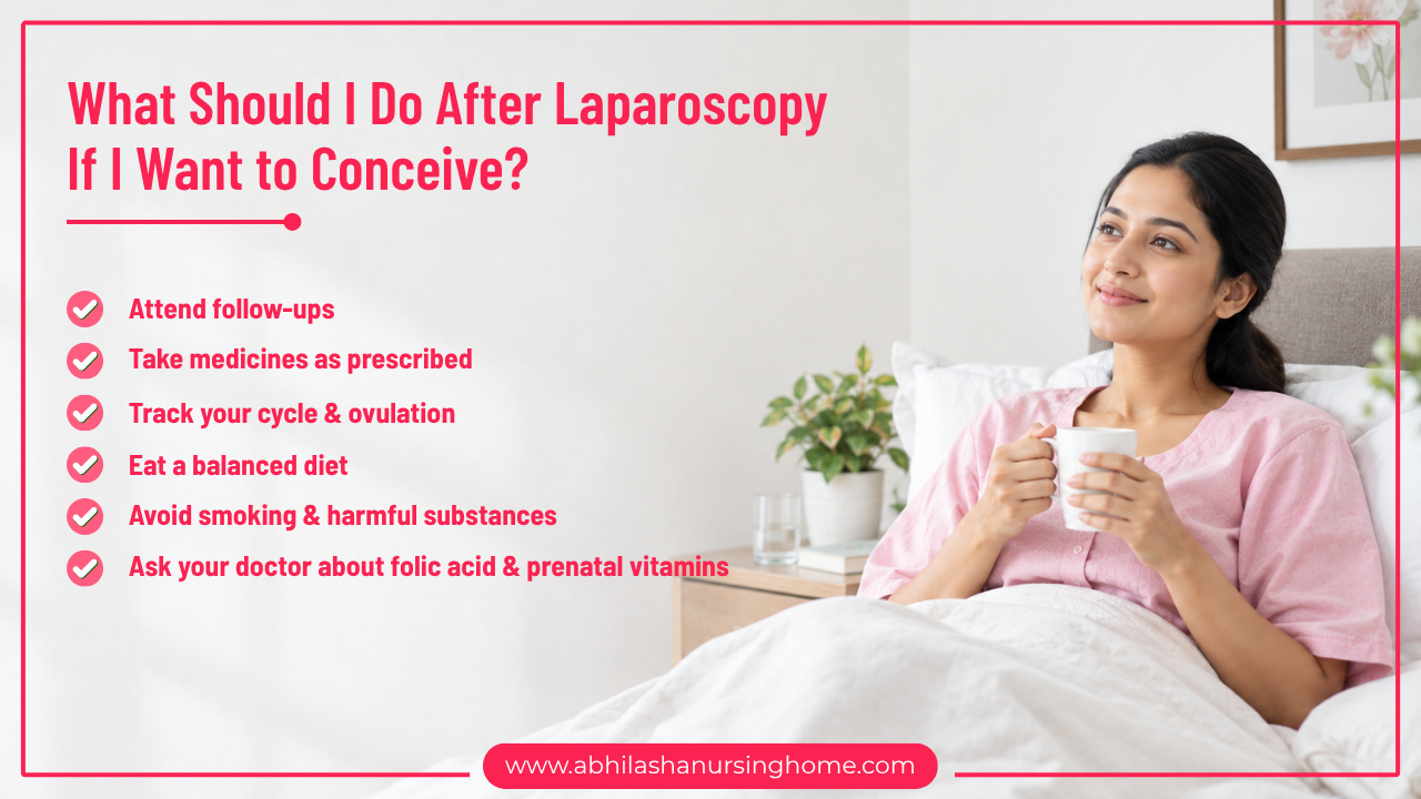 Can I Get Pregnant After Laparoscopy? Fertility, Recovery & What to Expect 3 What Should I Do After Laparoscopy If I Want to Conceive?